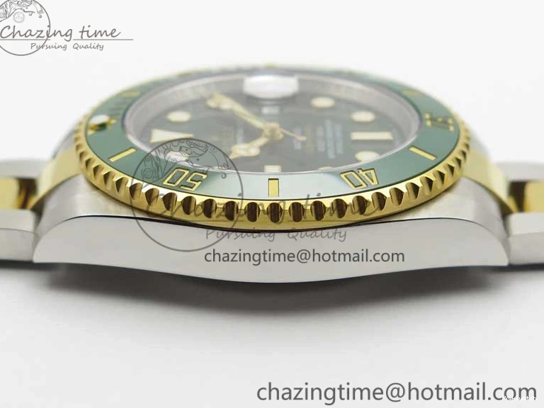 Wrapped MAX VRF Dial Green Bracelet A2836 116613 Edition Bezel on YG Submariner Version Best SS YG LV 0831